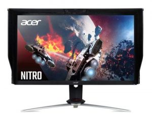 Acer Nitro XV273K 27" 4K 3840 X 2160 IPS Gaming Monitor - 1 MS - 144 Hz - 350 Nits HDR 400- USB 3.0 HUB - Height Adjustment Pivot - Stereo Speakers - 2 X HDMI 2 X DP Port with DP & USB 3.0 Cables