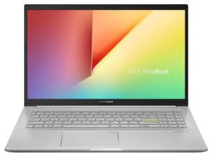 ASUS Vivobook Ultra K513EA-EJ563TS (i5-1135G7 / 16GB RAM / 256 SSD + 1TB HDD/15.6"FHD/1Y International Warranty + McaFee/Office H&S/Windows 10/Backlit KB/Finger Print/1.6Kg/ Transparent Silver