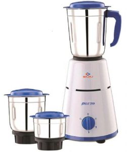 Bajaj Pluto Mixer Grinder, 500W, 3 Jars