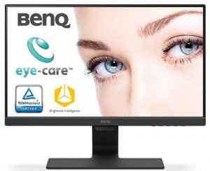 BenQ 54.6 (21.5-inch) LED Backlit Computer Monitor, Full HD, Borderless, IPS Monitor, Brightness Intelligence Technology, Adaptive Eye Care Technology, Dual HDMI and in-Built Speakers - GW2283 (Black)