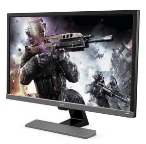 BenQ 28-inch UHD 4K HDR,1ms Response Time Console Gaming Monitor with Free Sync, Brightness Intelligence Plus, HDMI, DP, Built-in Speakers - EL2870U (Black)