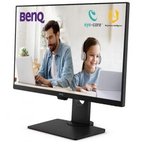 BenQ GW2780T 27" 1080p IPS Eye-Care Monitor, Height Adjustment, HDMI, Brightness Intelligence, Low Blue Light, Flicker-Free, Color Weakness Mode, in-Built Speaker