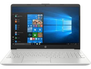 HP 15 Thin & Light 15.6-inch FHD Laptop (11th Gen Intel Core i5-1135G7, 8GB DDR4, 256GB SSD + 1TB HDD, Win 10 Home, MS Office, 2GB MX350 Graphics, FPR, Natural Silver, 1.76 Kg), 15s-du3047TX
