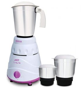 Inalsa Jazz 550-Watt Mixer Grinder with 3 Jars