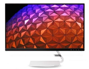 Lenovo 27-inch QHD IPS Panel Near Edgeless Monitor with 16:9 Aspect Ratio, 75Hz, 4ms, 300 nits Brightness, AMD FreeSync, TUV Certified Eye Comfort -Q27q-10