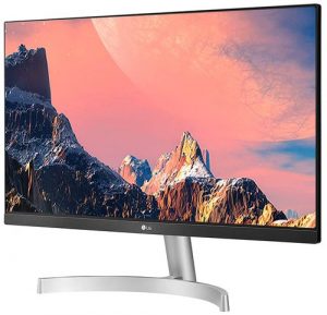 LG 24-inch, Full HD IPS (1920 x 1080) Monitor, Inbuilt Speaker, HDMI x 2, VGA Port, 75 Hz Refresh Rate, AMD Freesync, 3 Side Borderless Slim Design - 24ML600M-W