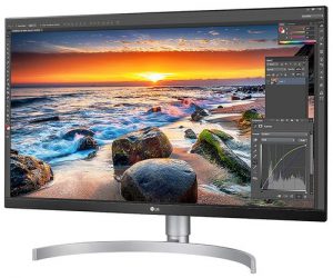 LG Ultrafine 27 Inch 4K (3840 x 2160) IPS Display - VESA HDR 400, sRGB 99%, USB-C with 60W Power Delivery, Color Calibrated, Hardware Calibration - HAS & Pivot Stand - 27UL850- White