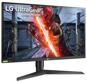 LG Ultragear 27" 240Hz, 1ms, G-Sync Compatible, HDR 10, IPS Display Gaming Monitor, Height Adjust, Pivot Stand, Display Port, HDMI Port - 27GN750