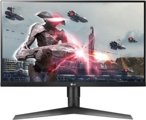 LG Ultragear 68.5 cm (27-inch) IPS FHD, G-Sync Compatible, HDR 10, Gaming Monitor with Display Port, HDMI x 2, Height Adjust & Pivot Stand, 144Hz, 1ms - 27GL650F (Black)