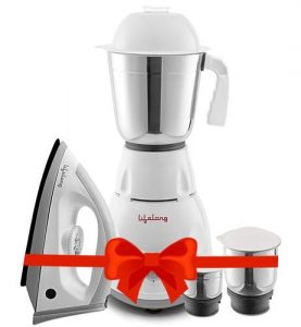 Lifelong PowerPro 500 Watt 3 Jar Mixer Grinder