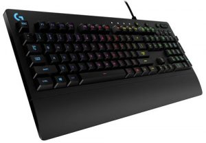 Logitech G213 Gaming Keyboard with Dedicated Media Controls, 16.8 Million Lighting Colors Backlit Keys, Spill-Resistant and Durable Design, Black