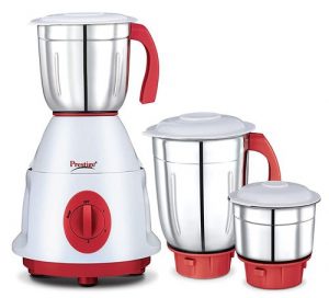 Prestige Perfect Mixer Grinder, 750W, 3 Jars (White)