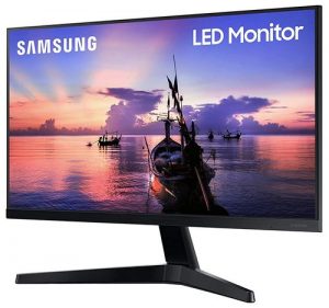 Samsung 24 inch (60.4 cm) IPS, Bezel Less,75 Hz Flat, Flicker Free LED Monitor-LF24T350FHWXXL (Dark Blue Gray)