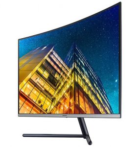 Samsung 32 Inch UHD Sleek Curved Monitor with Three Side Bezel Less & 1 Billion Colors - LU32R590CWWXXL