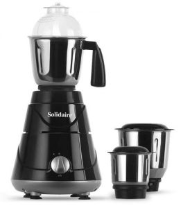 Solidaire 550-Watt Mixer Grinder with 3 Jars (SLD-550-B)